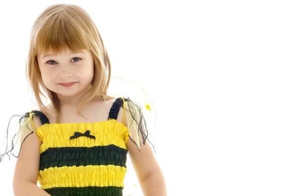 Retrato de una niña de cerca. —  Fotos de Stock