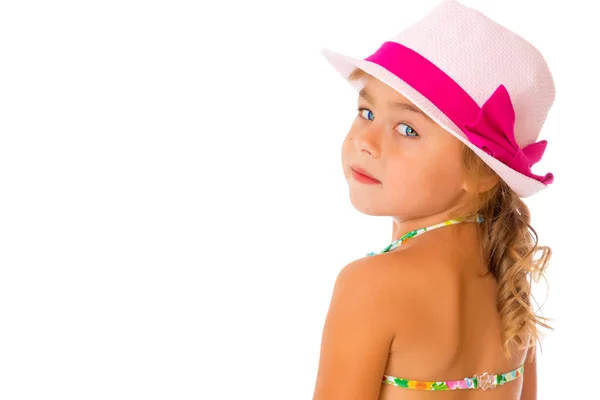 Niña con sombrero . — Foto de Stock