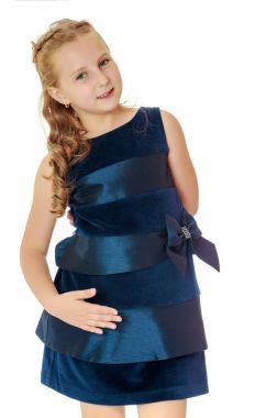 Küçük bir kızın portresi..