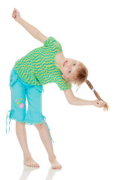 Портрет красивой маленькой девочки