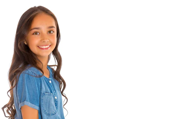 Portrait of a beautiful asian teenage girl. — Stock Photo, Image