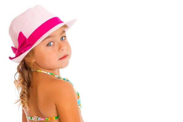 Retrato de una niña de cerca. — Foto de Stock