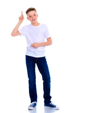 Güzel bir okul çocuk için bir şey Puan.