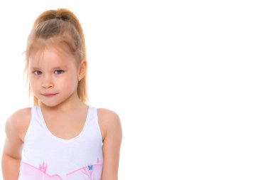 Küçük bir kızın portresi..