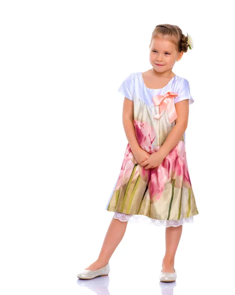 Fashionable little girl. — Stock Photo, Image