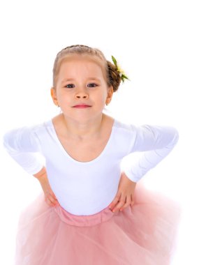 Gökyüzünden güzel küçük kız manzarası.