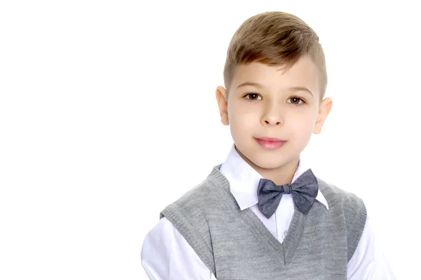 Portrait of a little boy close-up. — Stock Photo, Image