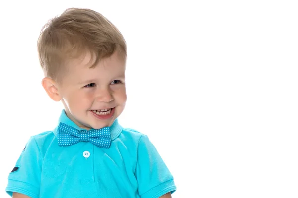 Portret van een kleine jongen close-up. — Stockfoto