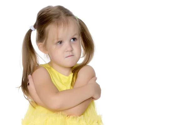 Sad little girl — Stock Photo, Image