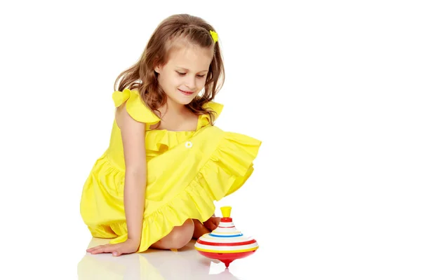 Little girl playing — Stock Photo, Image