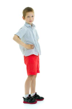 Yakışıklı çocuğu tam büyüme