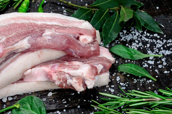 Meat on table — Stock Photo, Image