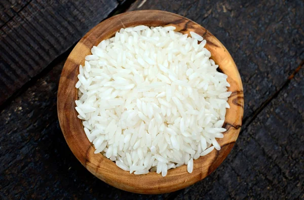 Rice on table — Stock Photo, Image