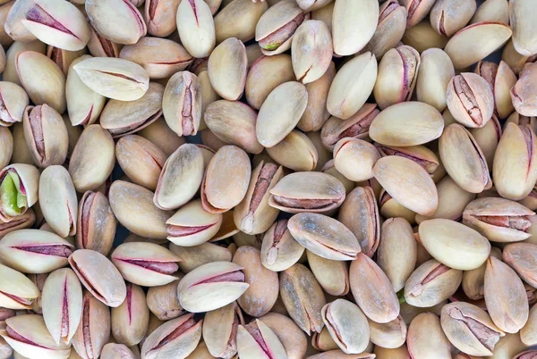 Salted pistachios closeup — Stockfoto