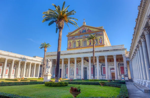 Basílica de San Pablo fuera de las murallas, Roma, Italia — Foto de Stock