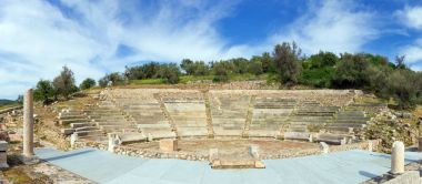 The Little Theatre of Ancient Epidaurus, Peloponnese, Greece clipart