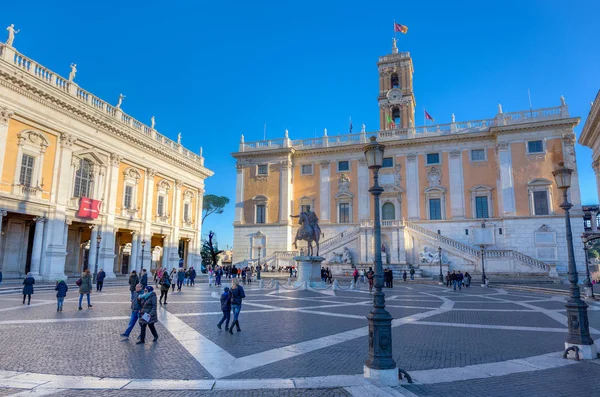Piazza del Campidoglio, Rome, Italy — Stock Photo, Image