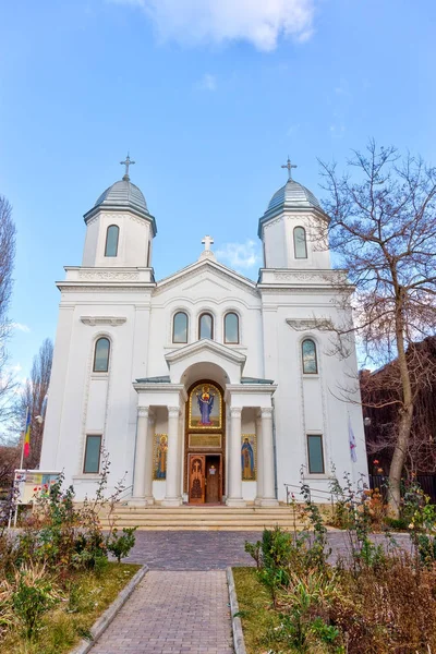 Iglesia de San Nicolás Tabacu, Bucarest, Rumania . — Foto de Stock