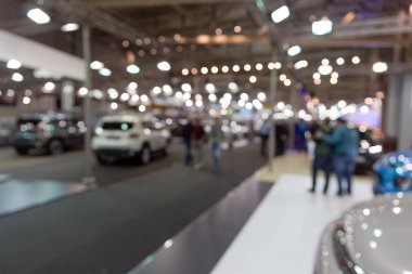 Auto Show soyut bulanık fotoğraf.