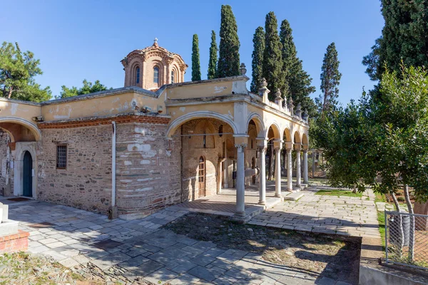 Klostret Vlatades Vlatadon Ano Poli Thessaloniki Grekland — Stockfoto