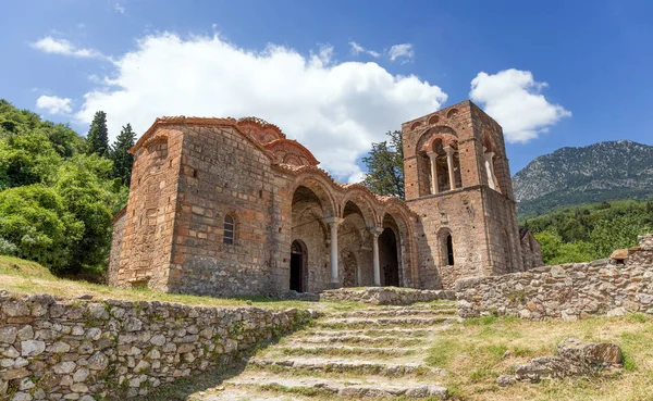 Bizantyjski Kościół Agia Sofia Mystras Peloponez Grecja — Zdjęcie stockowe