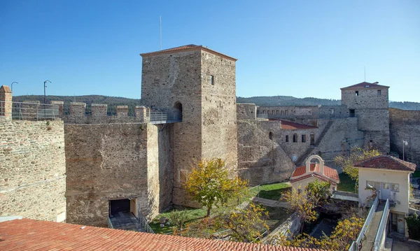 Heptapyrgio Fortress Also Called Yedi Kule Thessaloniki Macedonia Greece — Stock Photo, Image