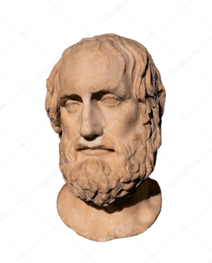 Ancient Greek tragedian Euripides (480-406) BC.