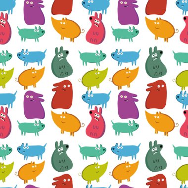 Komik desenler çocuklara, hayvanlara, canavarlara...