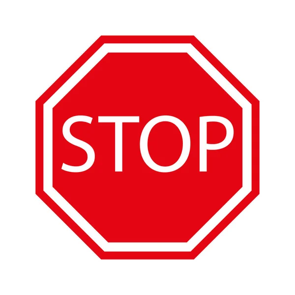 Stop icono de signo — Vector de stock