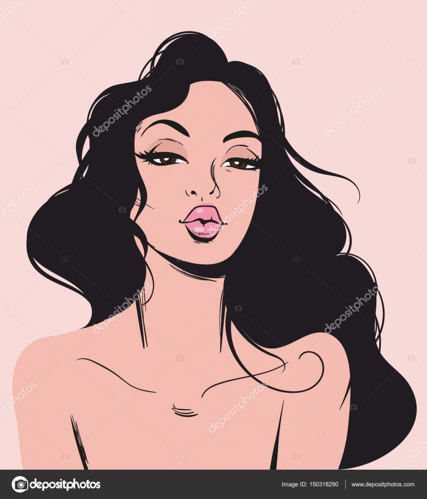 Elegante romântica sexy mulher pop Moda bela morena mulher