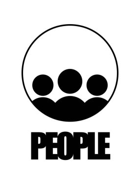 İnsanlar düz simgesini uygulamalar ve Web siteleri için Grup