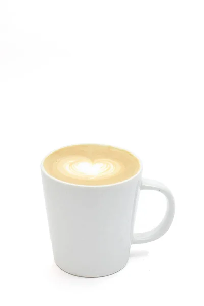 Café Café Chaud Latte Fond Blanc Image En Vente