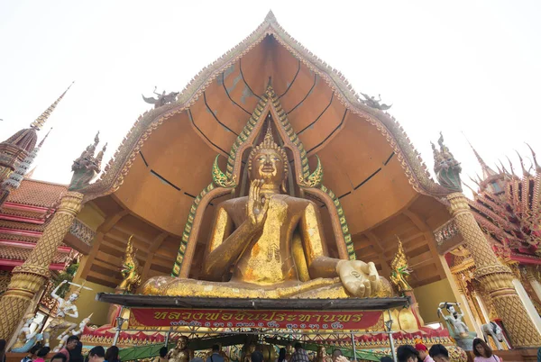 カンチャナブリ 1月21日 2020年1月11日のワット スアの仏像 — ストック写真