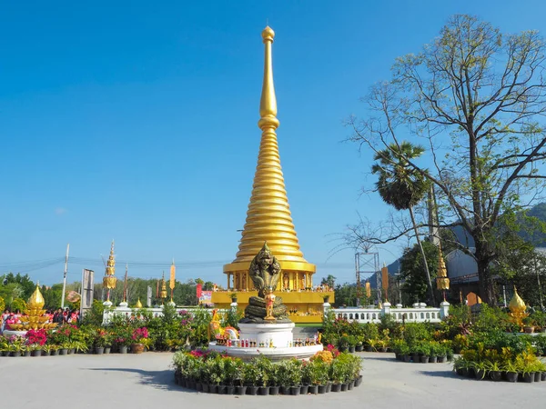 Pagoda Templet Nakhon Thammarat — Stockfoto