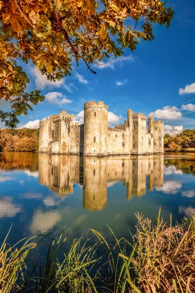 Storico castello di Bodiam nell'East Sussex, Inghilterra — Foto Stock