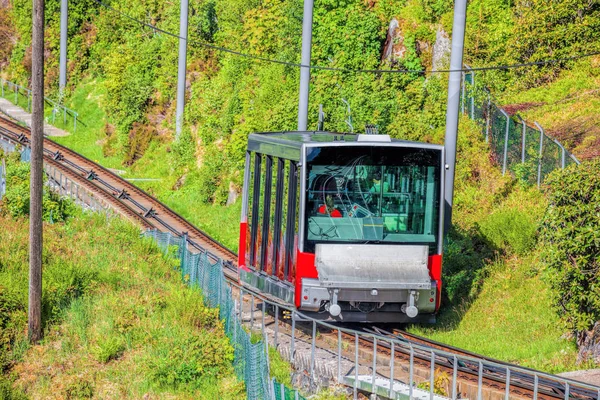 Lift naar Floyen uit Bergen Noorwegen — Stockfoto