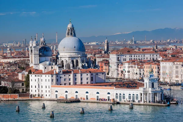 Basilica santa maria della salute Venedik, İtalya — Stok fotoğraf