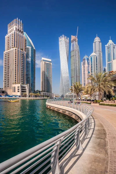 Dubai marina in dubai, vereinigte arabische emirate — Stockfoto
