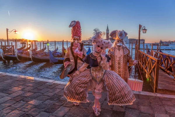 Venise Italie Février 2016 Masques Carnaval Venise Carnaval Venise Est — Photo