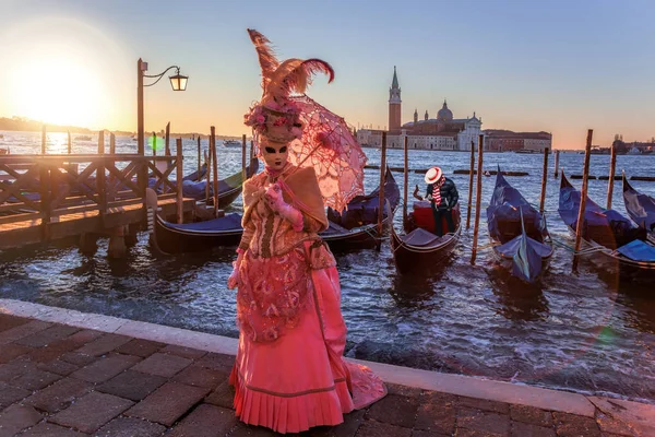 Venise Italie Février 2016 Masques Carnaval Venise Carnaval Venise Est — Photo