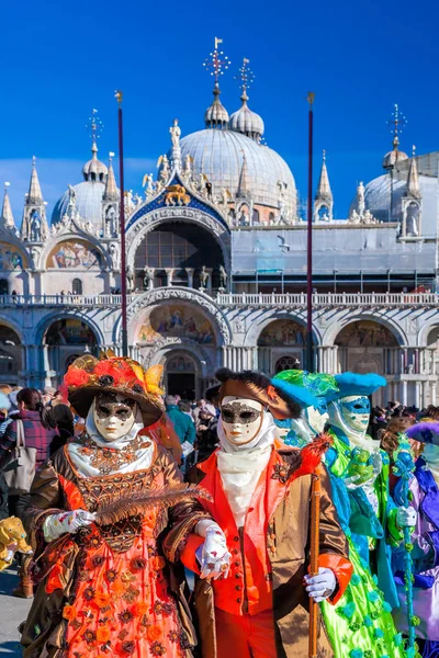 Venedik Talya Şubat 2016 Karnaval Venedik Maskeler Venedik Karnaval Venedik — Stok fotoğraf