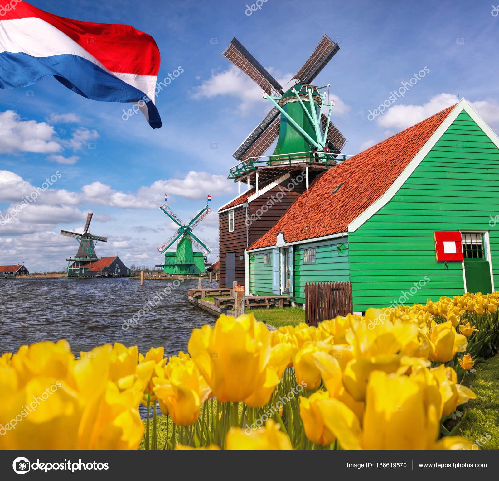 Molinetes de viento para jardin | Molinos de viento holandeses