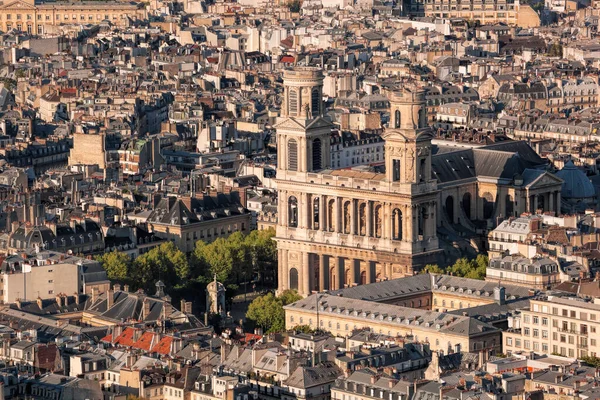 Aerial view of Saint Sulpice church in Paris, France — Stock Photo, Image