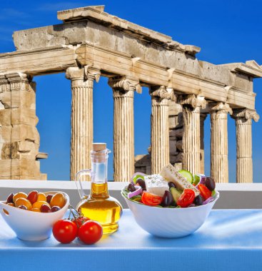 Atina, Yunanistan Yunan salatası ile ünlü Akropolis