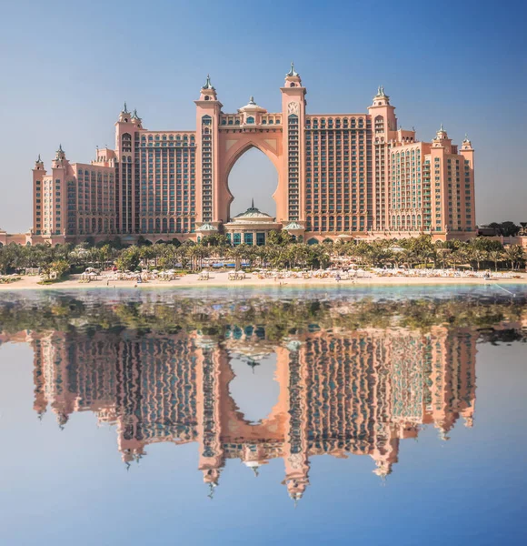 Atlantis Luxo Palm Hotel Dubai Emirados Árabes Unidos — Fotografia de Stock
