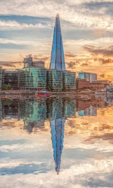 London Shard Colorful Sunset England — Stock Photo, Image