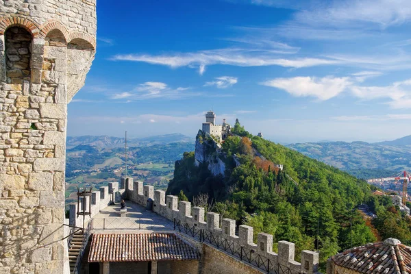 Rocca Della Guaita Slott San Marino Italien — Stockfoto