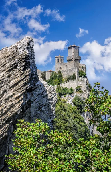 Rocca Della Guaita Κάστρο Άγιος Μαρίνος Δημοκρατία Ιταλία — Φωτογραφία Αρχείου