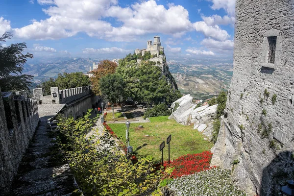 Rocca Della Guaita Castillo República San Marino Italia — Foto de Stock