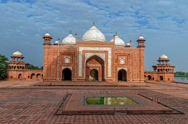 TAJ MAHAL, Agra, Índia, Shah Jahan, Mumtaz Mahal, Mughal Archite — Fotografia de Stock